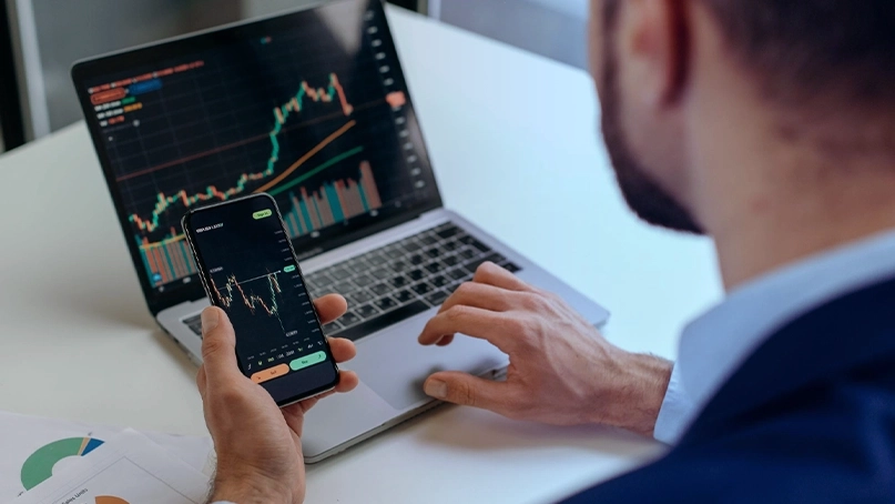 Dashboard di trading IA di Olutrixon